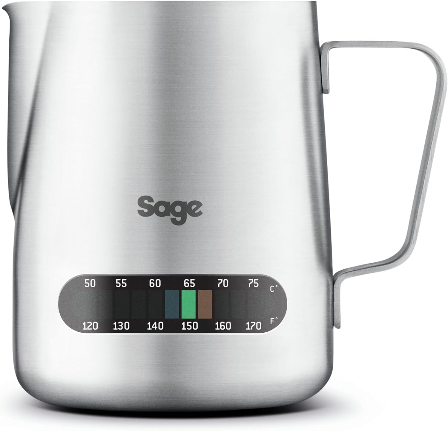 پارچ کف شیر ساز چند منظوره  سیج انگلستان SAGE  The Temp Control Jug - حجم ۴۸۰ میلی‌لیتر با نشانگر دما